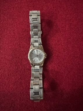 Special edition promotional watch featuring official branding Cancer Society Rel
